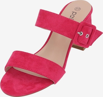 Palado Mules 'Celsa' in Red: front