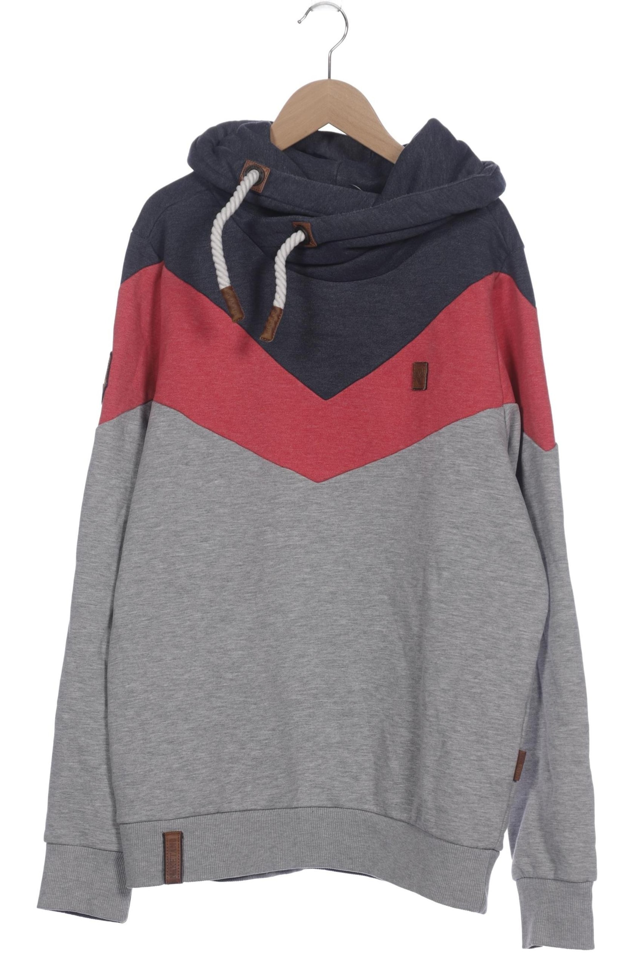 naketano Sweatshirt & Zip-Up Hoodie in L in Grey: front