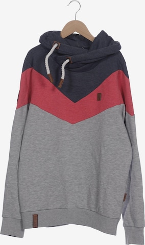 naketano Sweatshirt & Zip-Up Hoodie in L in Grey: front