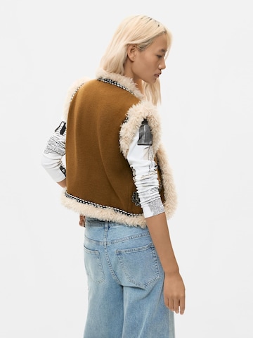 Desigual Γιλέκο σε καφέ