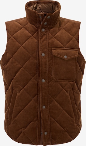 Boggi Milano Bodywarmer in Bruin: voorkant