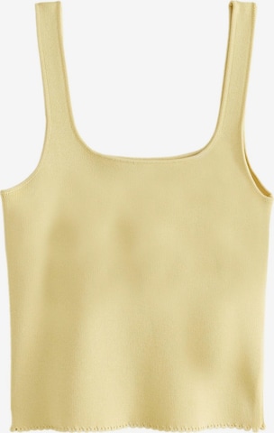 geltona Next Megzta palaidinė be rankovių: priekis