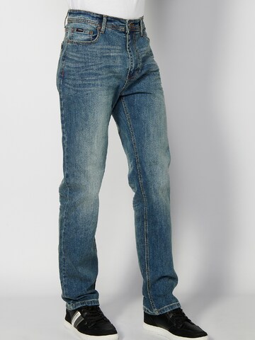 KOROSHI Regular Jeans in Blauw