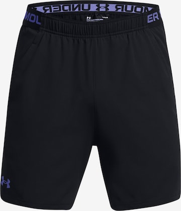 UNDER ARMOUR Workout Pants 'Vanish' in Black: front