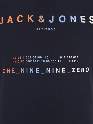 Jack & Jones Plus T-Shirt 'RIOT' in Blau