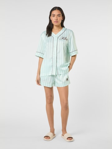FILA - regular Pantalón 'FIESOLE regular pinstriped satin  shorts' en azul