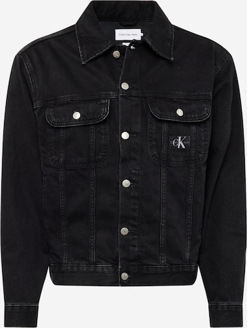 Veste mi-saison Calvin Klein Jeans en noir : devant