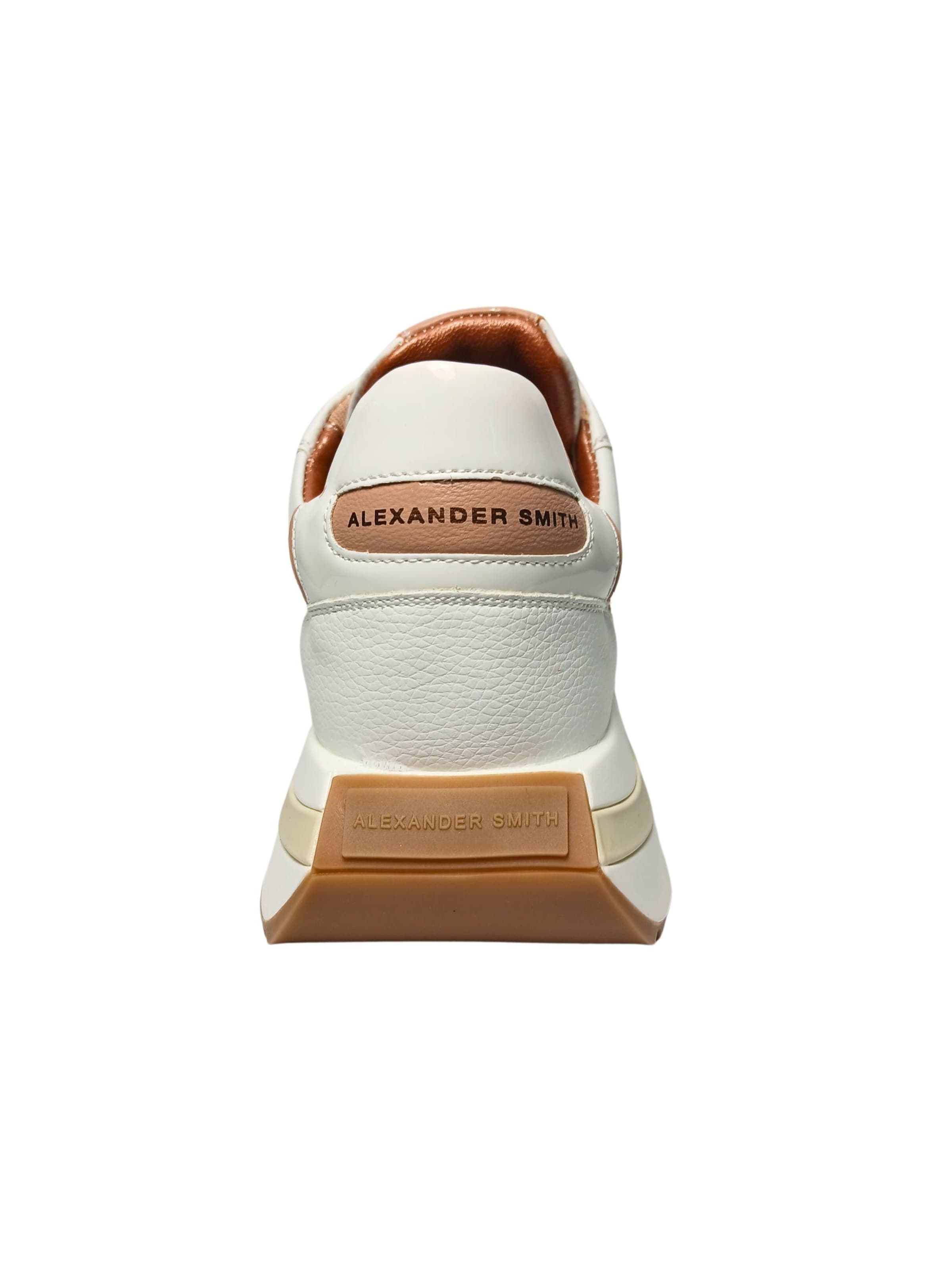 Alexander Smith Platform trainers in White