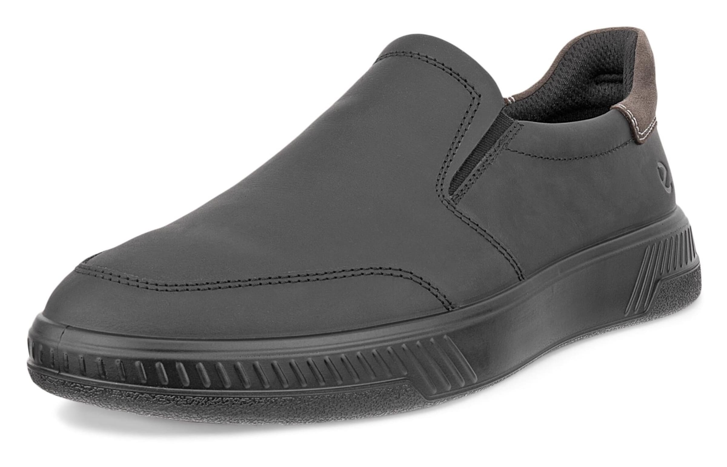 ECCO Slip-Ons in Black: front