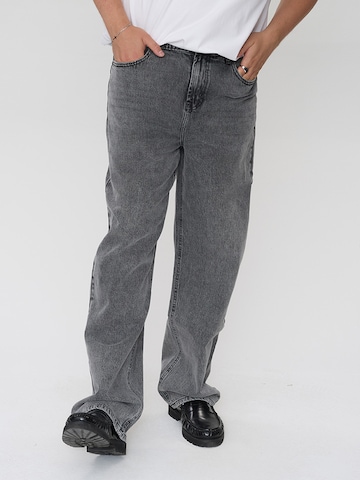 Dxnmxrk Wide Leg Jeans 'DXGary' in Schwarz: Vorderseite