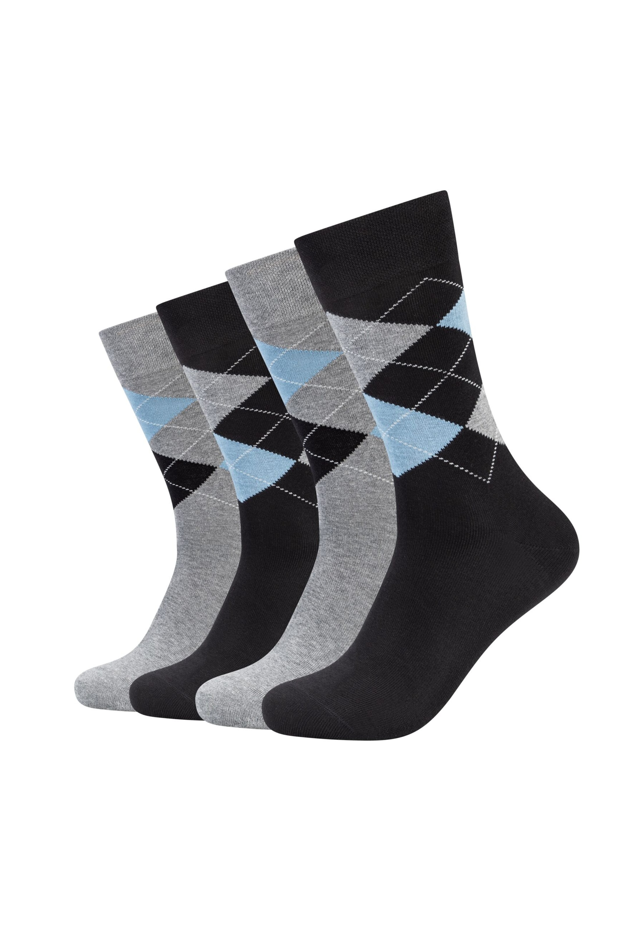 camano Socks in Black: front
