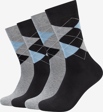 camano Socks in Black: front