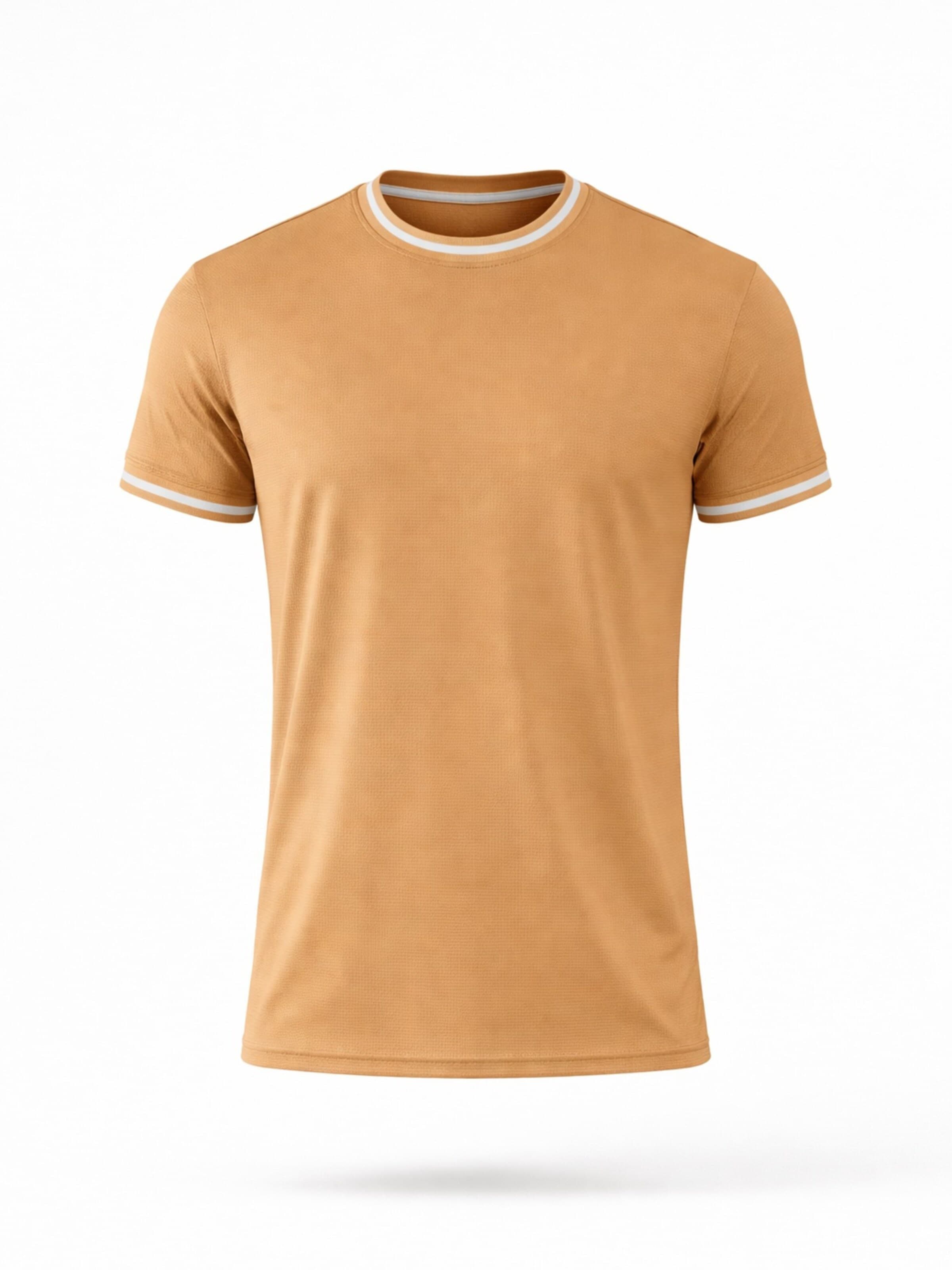 T-Shirt fonctionnel 'Pantoneclo Men's Gym Short Sleeve T-Shirt' PANTONECLO en jaune : devant