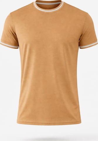 T-Shirt fonctionnel 'Pantoneclo Men's Gym Short Sleeve T-Shirt' PANTONECLO en jaune : devant