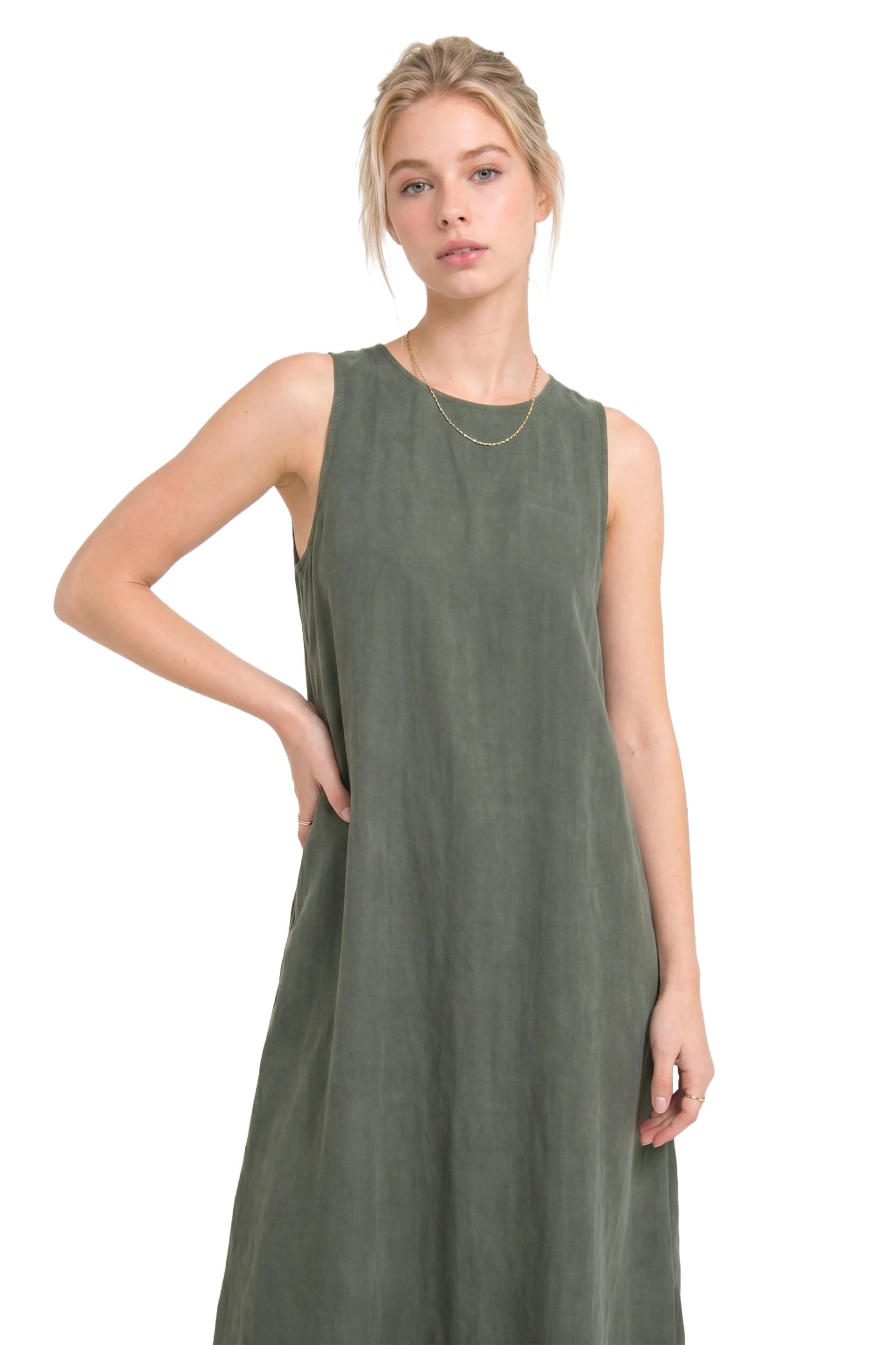 No Matter What Dress in Green