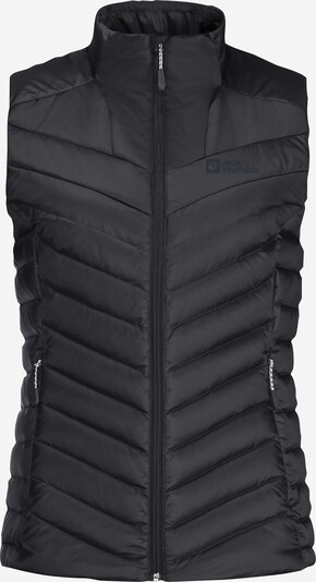 JACK WOLFSKIN Sports Vest in Black / White, Item view