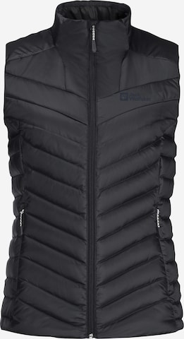 JACK WOLFSKIN Sports Vest in Black: front