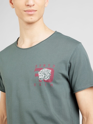 Key Largo Shirt 'MT STATE OF MIND' in Green