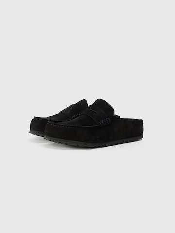 BIRKENSTOCK Nizki natikači 'Naples' | črna barva
