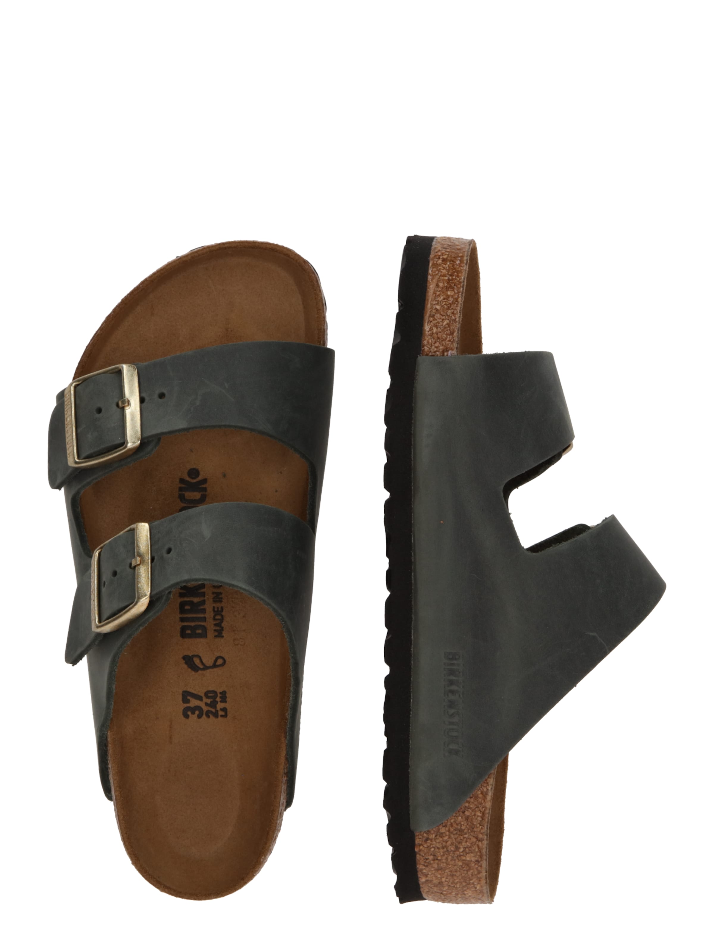 BIRKENSTOCK Pantoletter 'Arizona LEOI' i grøn