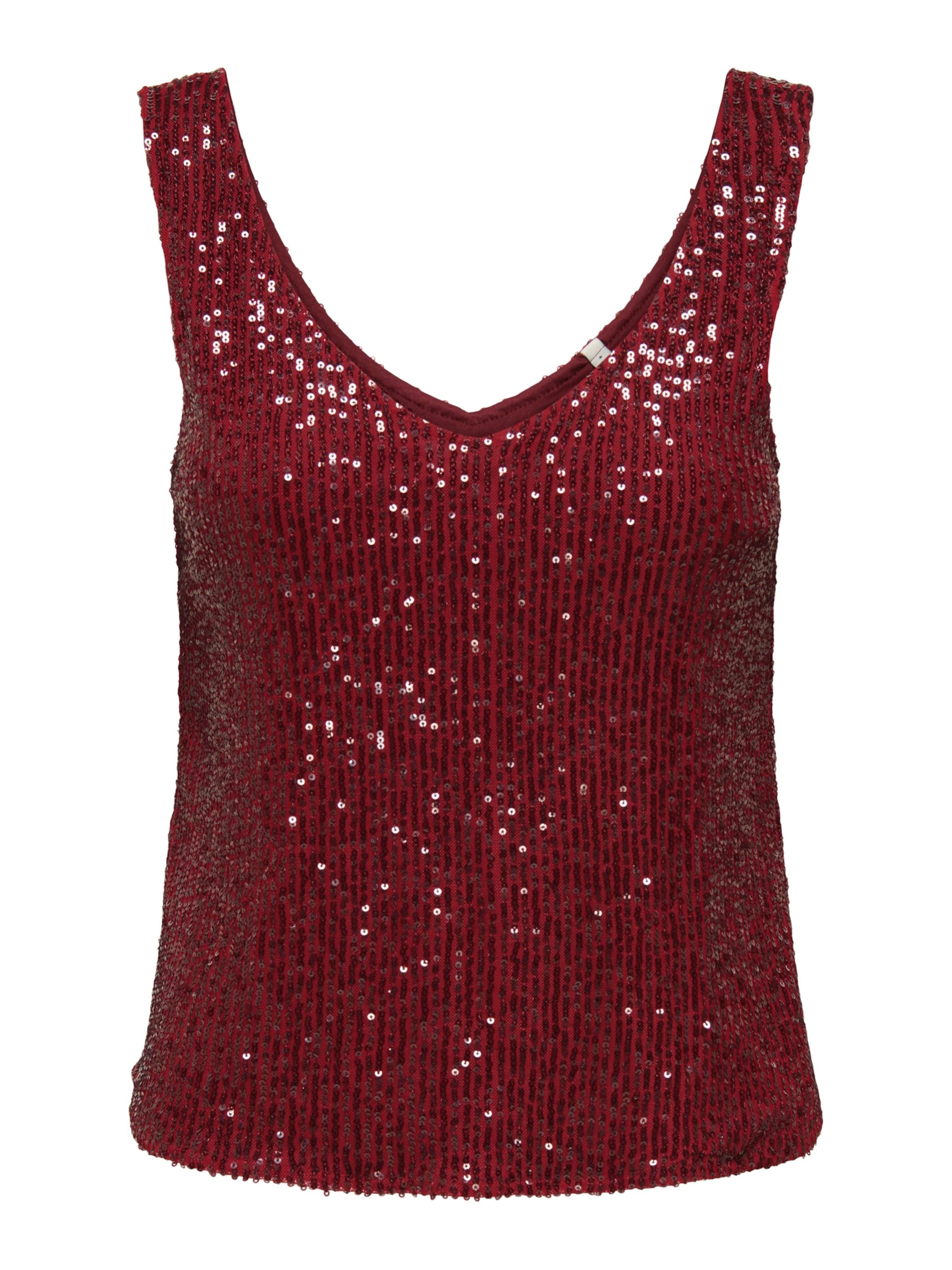 ONLY - Blusa 'ONLANA' en rojo: frente