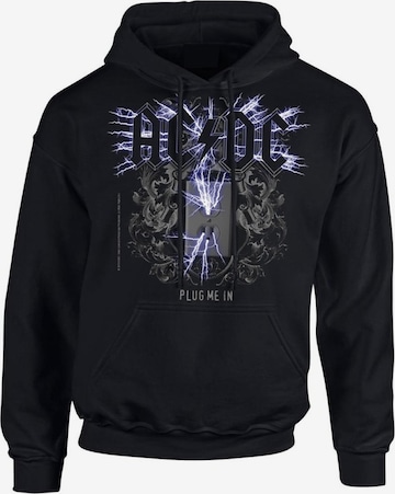 Sweat-shirt 'Ac/Dc Plug Me In Black Men Hoodie Kapuzenpullover' AC/DC en noir : devant