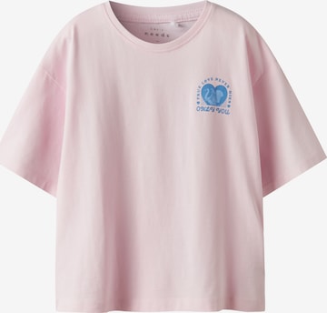 NAME IT Shirt 'NKFVEEN' in Roze: voorkant
