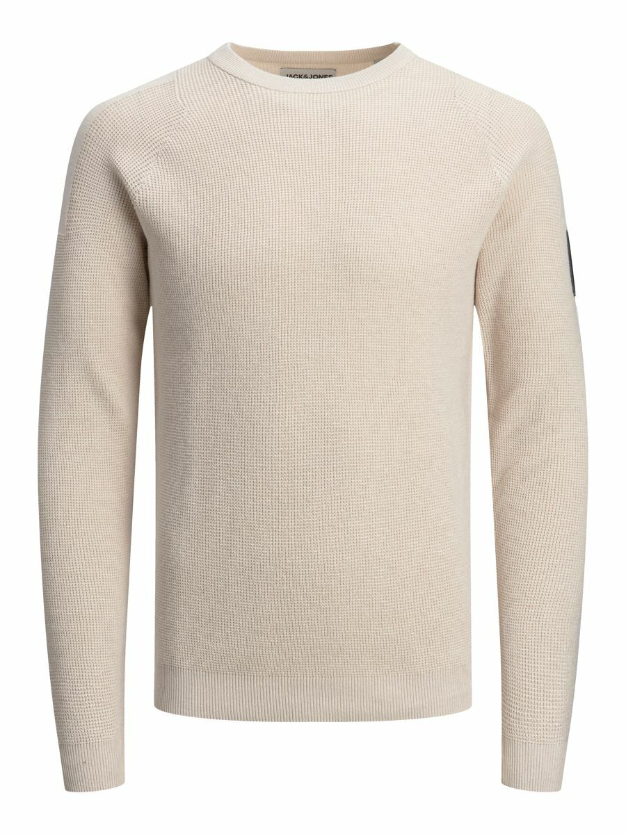 Uomo Pullover e cardigan JACK & JONES Pullover in Crema Uomo Pullover e cardigan JACK & JONES Pullover in Crema