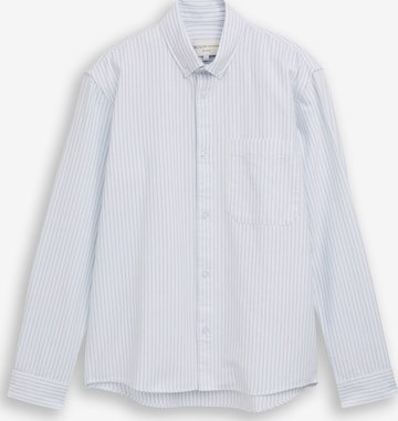 TOM TAILOR DENIM Comfort Fit Hemd in Blau: Vorderseite