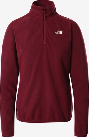 THE NORTH FACE Sportpullover 'Glacier' in Rot: predná strana