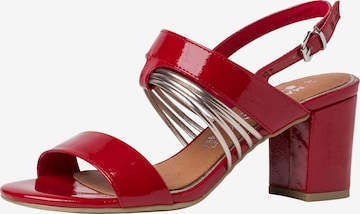 MARCO TOZZI by GUIDO MARIA KRETSCHMER Sandalette in Rot: front