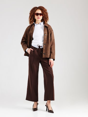 s.Oliver Wide Leg Hose in Braun