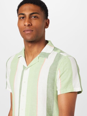 BLEND - Regular Fit Camisa em verde