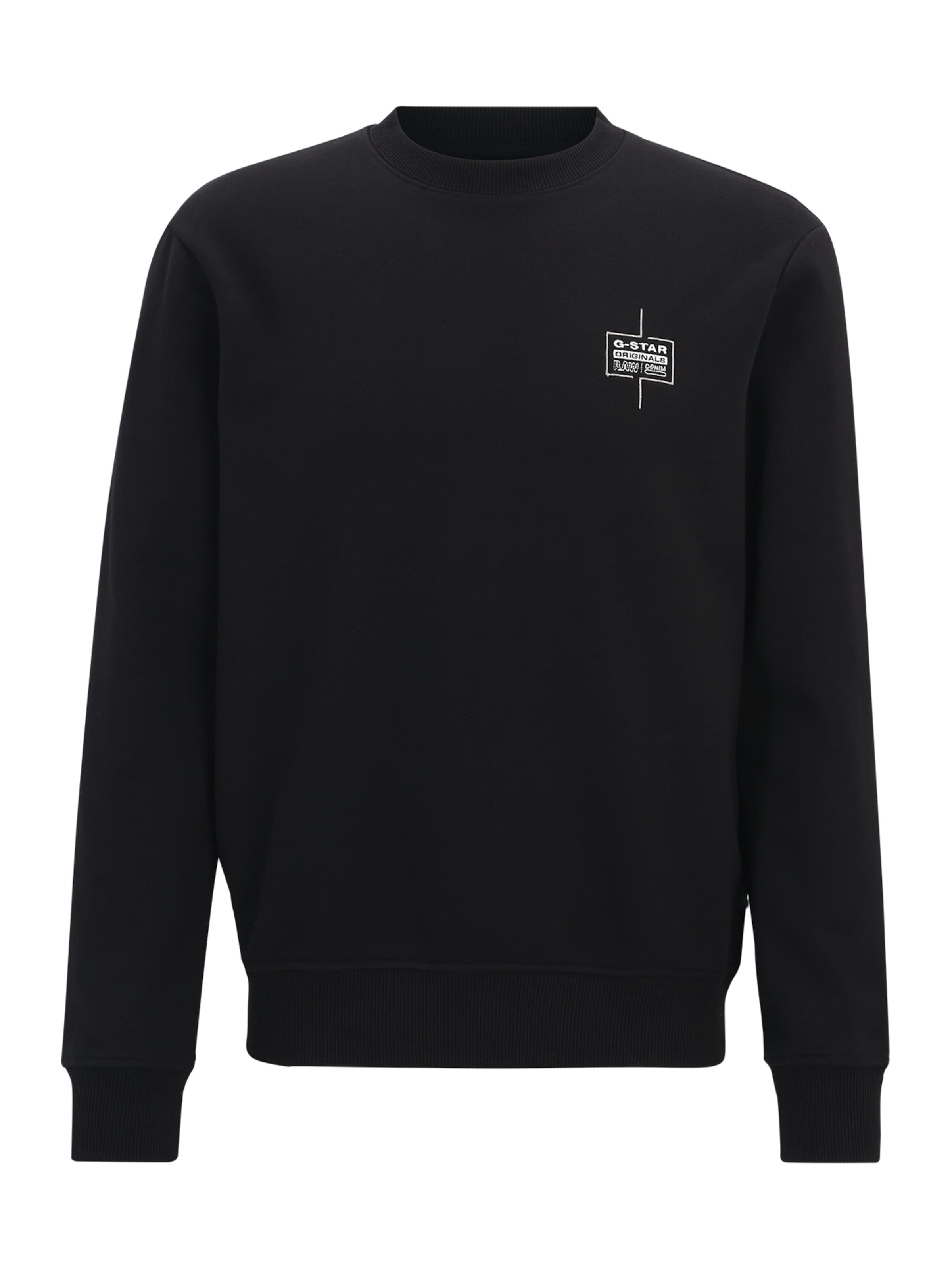 G-STAR Μπλούζα φούτερ σε μαύρο: μπροστά