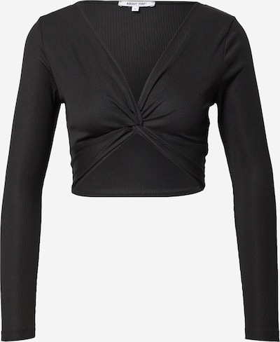 ABOUT YOU Shirt 'Paola' in de kleur Zwart, Productweergave