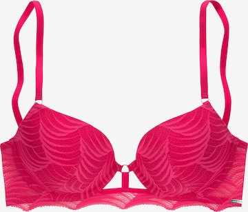 LASCANA Push-up BH in Pink: Vorderseite