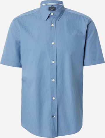 Coupe regular Chemise OLYMP en bleu : devant