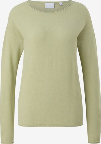 comma casual identity Pullover in Grün: predná strana