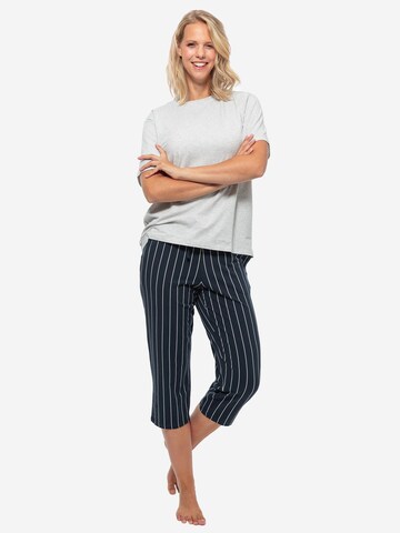 SCHIESSER Pyjama 'Organic Cotton' in Grijs