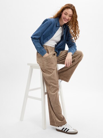 Marie Lund Wide leg Pants in Brown