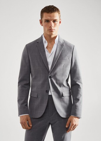 MANGO MAN Slim fit Suit Jacket 'paulo' in Grey: front