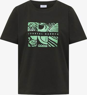 CECIL T-Shirt in Grün: Vorderseite