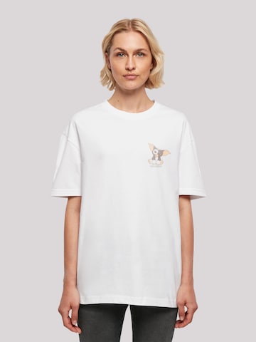 T-shirt 'Familie Feuerstein Gizmo Chest ' F4NT4STIC en blanc : devant