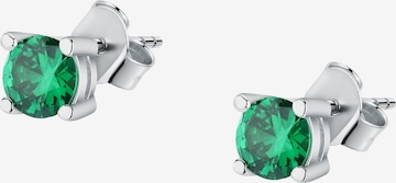 La Petite Story Earrings in Silver: front