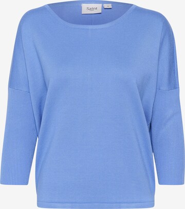 SAINT TROPEZ Sweater 'Mila' in Blue: front