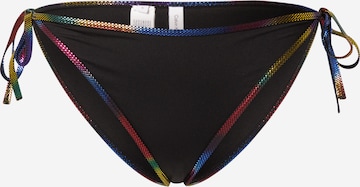 Calvin Klein Swimwear Bikini nadrágok 'Pride' - fekete: elől