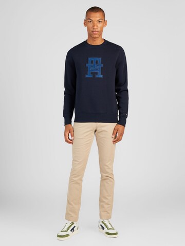 Felpa di TOMMY HILFIGER in blu