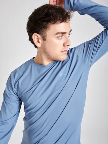 T-Shirt fonctionnel 'Crew Neck Long Sleeve Shirt' SPORTKIND en gris