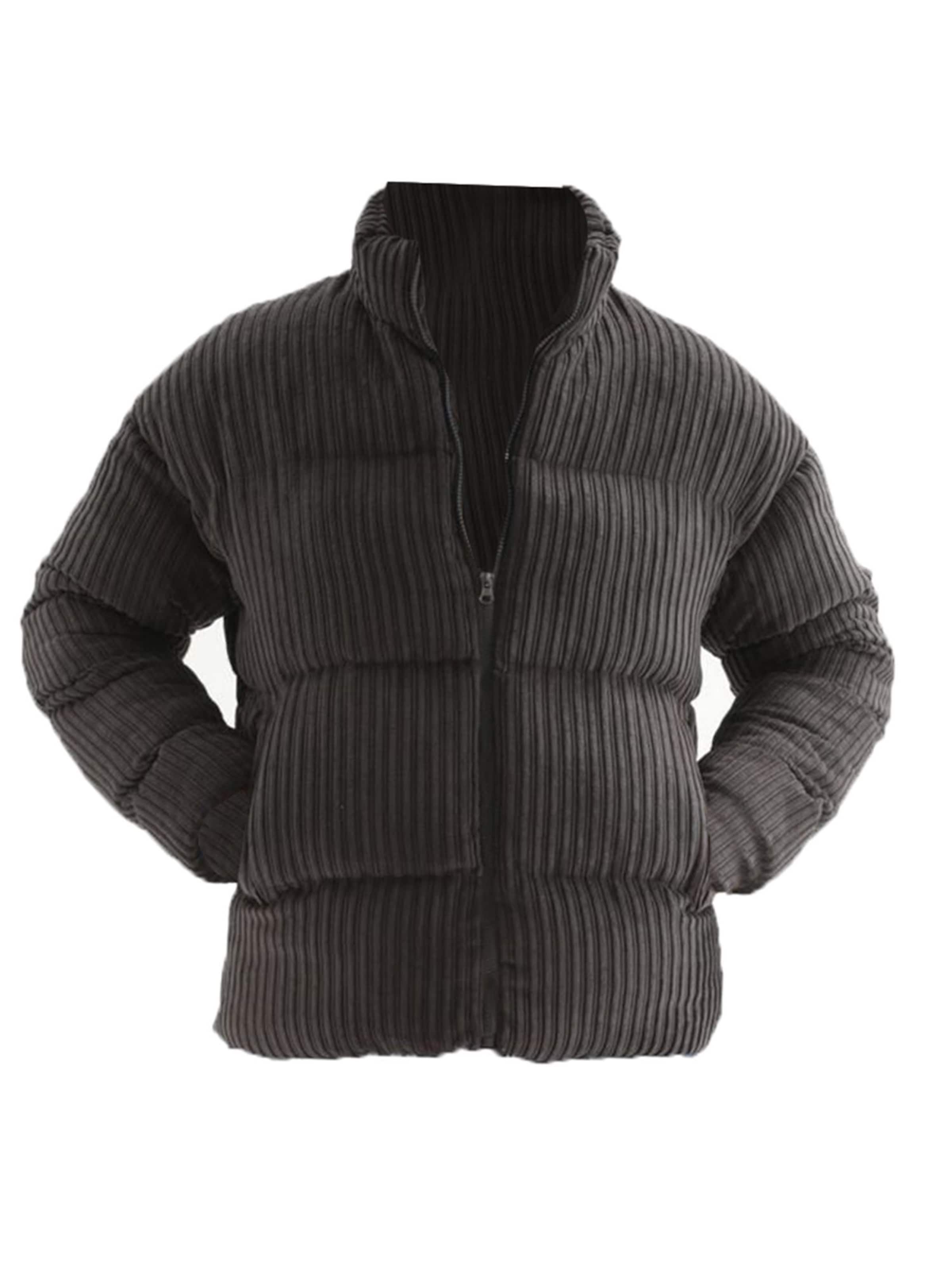 Antioch Φθινοπωρινό και ανοιξιάτικο μπουφάν σε γκρι: μπροστά