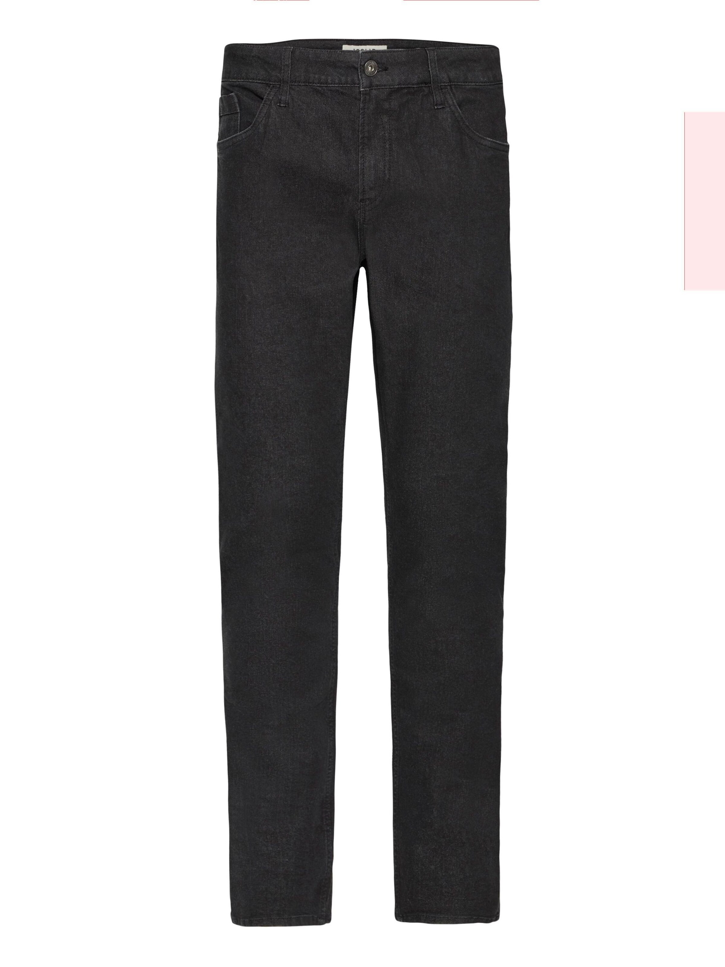 !Solid - regular Vaquero 'SKYE' en negro: frente